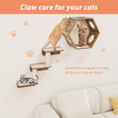 1pc Self-Adhesive Cat Scratching Pad - 39.88cm x 100.08cm Polyester Material, Ideal for Claw Care and Furniture Protection, Easy to Assemble, Multipurpose for Cats