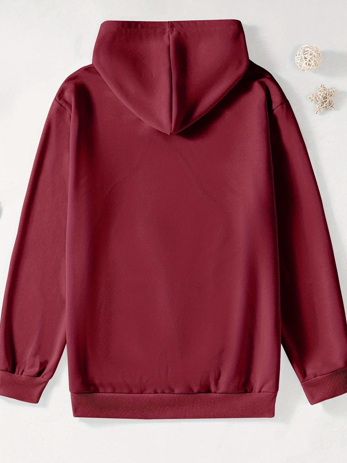 Men's Casual Hoodie with Security Print - Cozy &amp; Stylish Long Sleeve Pullover for Fall/Winter, Polyester Blend