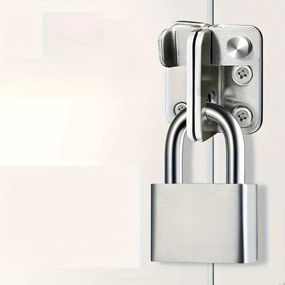Rust-Proof & Waterproof Padlock Set with 4 Keys - Ideal for Dorms, Warehouses & Iron Gates