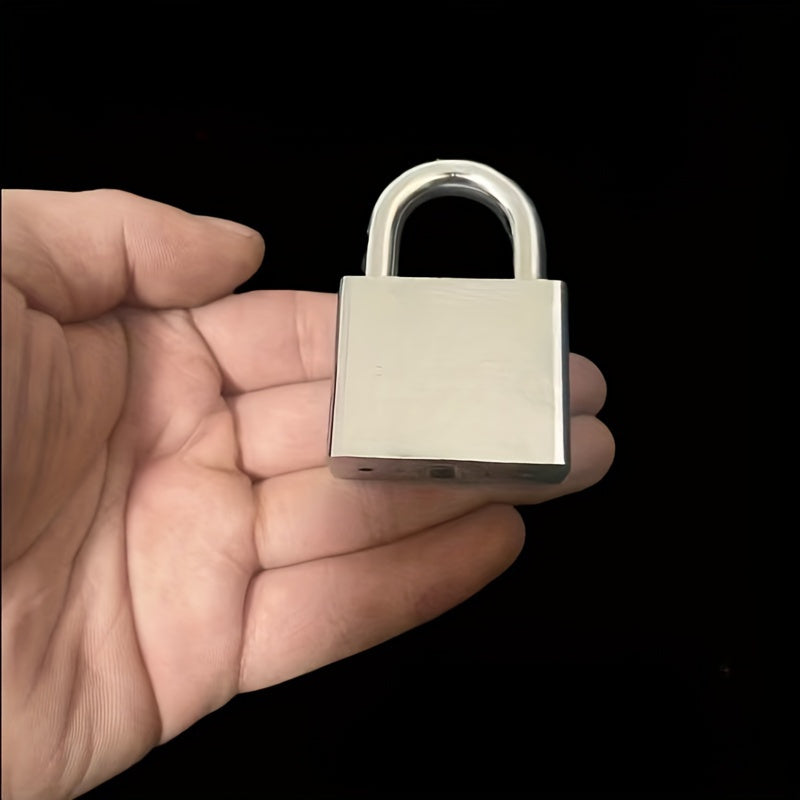 Rust-Proof & Waterproof Padlock Set with 4 Keys - Ideal for Dorms, Warehouses & Iron Gates