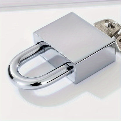 Rust-Proof & Waterproof Padlock Set with 4 Keys - Ideal for Dorms, Warehouses & Iron Gates