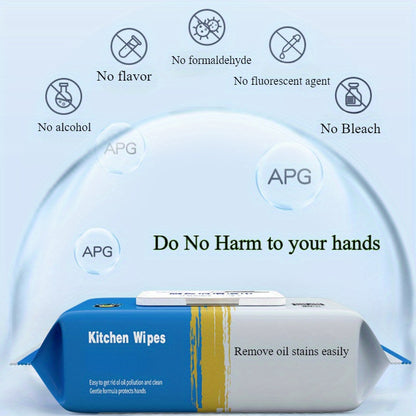 1 Pack Contemporary Kitchen Wet Wipes, Extra Strength Grease & Oil Removal, Thick Non-Woven Fabric, Hand Wash Only, Lightweight, Vegetable Theme, Oblong Shape, Polyester & Terrycloth Blend, Plastic Cover