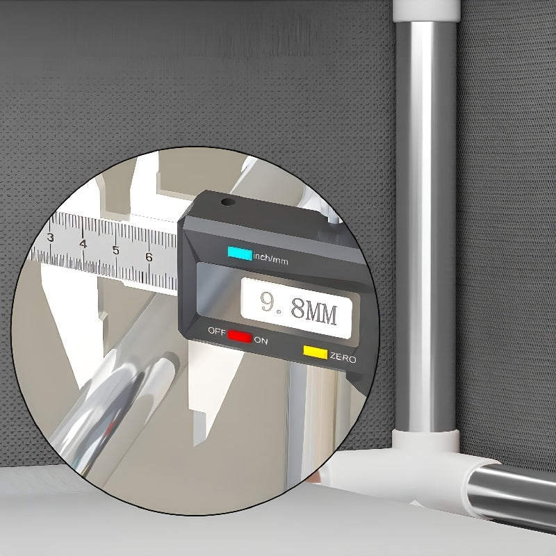 Sleek Style| Spacious Multi-Layer Dustproof Shoe Rack - Durable Stainless Steel & Cloth, Easy to Assemble, Large Capacity Organizer with Side Pockets for Bedroom & Dorm