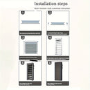 Sleek Style| Spacious Multi-Layer Dustproof Shoe Rack - Durable Stainless Steel & Cloth, Easy to Assemble, Large Capacity Organizer with Side Pockets for Bedroom & Dorm
