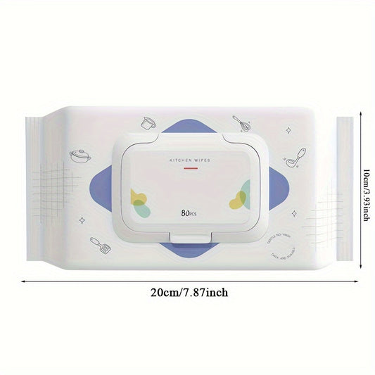 Toallitas limpiadoras de grasa de cocina, paquete de 80 unidades, quitamanchas de aceite para electrodomésticos y superficies, sin necesidad de electricidad - APG Descontamination, uso multiusos: dormitorio, exterior, baño, cocina, coche