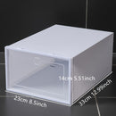 10pcs Stackable Shoe Organizer Boxes with Lids - Durable Plastic, Waterproof, Multi-Functional Storage for Shoes & Accessories