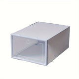 10 cajas organizadoras de zapatos apilables con tapa: plástico duradero, impermeables y multifuncionales para guardar zapatos y accesorios.