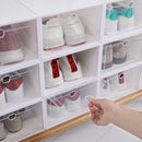 10pcs Stackable Shoe Organizer Boxes with Lids - Durable Plastic, Waterproof, Multi-Functional Storage for Shoes & Accessories