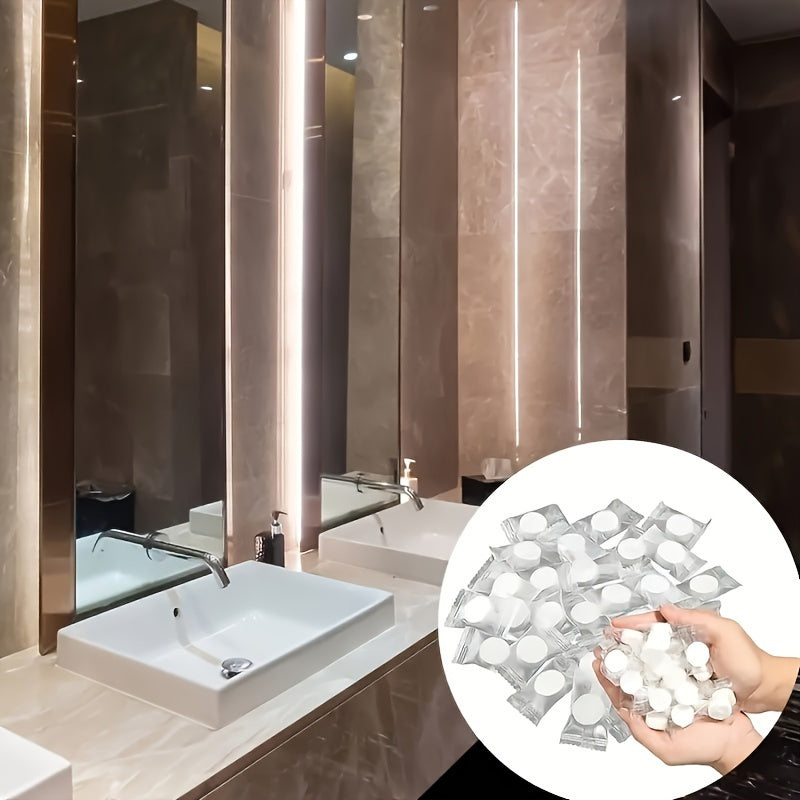 Paquete de 100 toallas comprimidas, toallitas húmedas portátiles, toallas sanitarias, toallas para belleza y actividades al aire libre, fáciles de transportar para pequeños negocios y hoteles, pañuelos desechables comerciales.