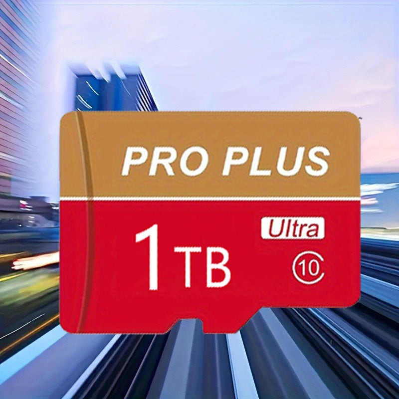 Tarjeta TF de alta velocidad de 1 TB, clase Ultra 10, lectura rápida, segura, estable, duradera y resistente, para tabletas, cámaras, teléfonos, cámaras de salpicadero, monitorización de protección contra rayos X y tarjeta Micro SD.