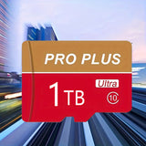Tarjeta TF de alta velocidad de 1 TB, clase Ultra 10, lectura rápida, segura, estable, duradera y resistente, para tabletas, cámaras, teléfonos, cámaras de salpicadero, monitorización de protección contra rayos X y tarjeta Micro SD.