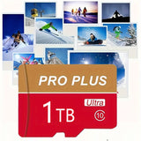 Tarjeta TF de alta velocidad de 1 TB, clase Ultra 10, lectura rápida, segura, estable, duradera y resistente, para tabletas, cámaras, teléfonos, cámaras de salpicadero, monitorización de protección contra rayos X y tarjeta Micro SD.