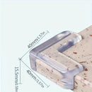 10-Pack Silicone Table Corner Guards - Thick Safety Pads for Glass Coffee Tables, Latex-Free Furniture Protection Covers