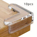 10-Pack Silicone Table Corner Guards - Thick Safety Pads for Glass Coffee Tables, Latex-Free Furniture Protection Covers