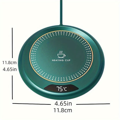 Cop Rose Smart USB Beverage Warmer - Adjustable 3-Temperature Coaster for Office, Camping & Picnics, Fits Most Cups
