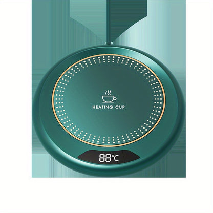 Cop Rose Smart USB Beverage Warmer - Adjustable 3-Temperature Coaster for Office, Camping & Picnics, Fits Most Cups