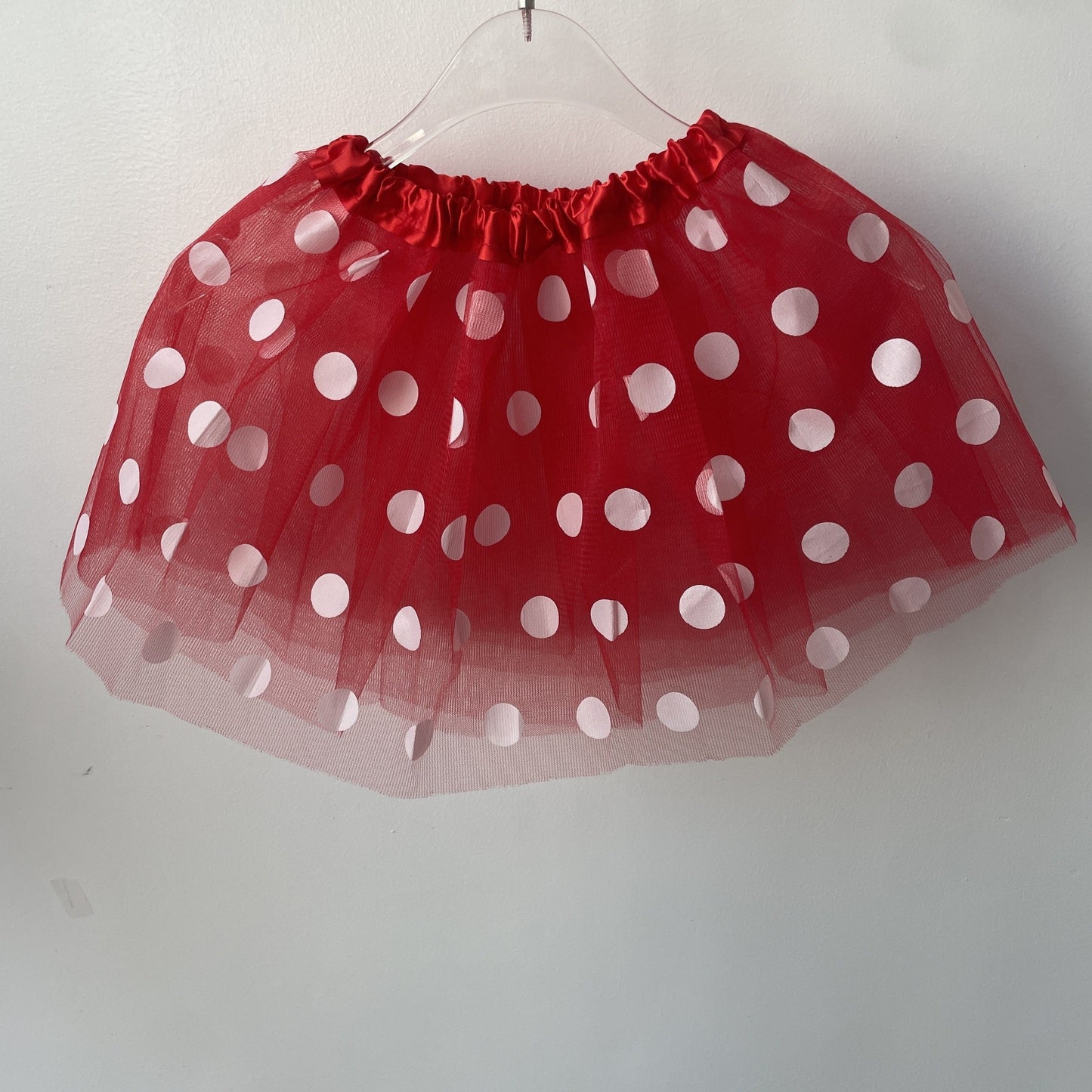 Delicate Y2K Sweet Lovely Classic Polka Dot Tutu, Women Girls Angel Fairy Skirt, Photography Dress Up, Halloween Mardi Gras Cosplay Prop, Birthday Party LARP Supply, Stage Performance Accessory