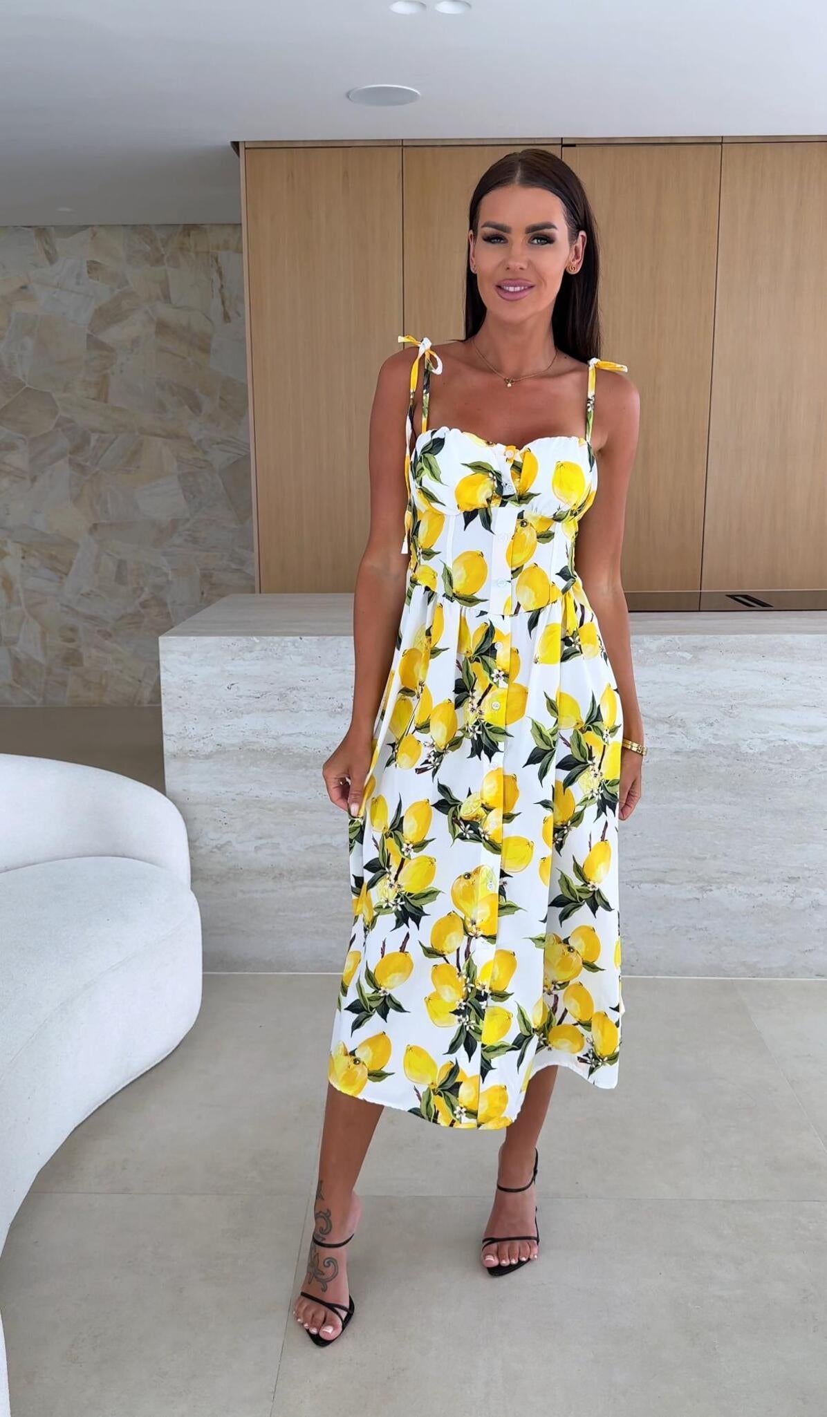 Summer Fashion Sleeveless Women Sling Dress Print Elegant Casual Long Party Evening Dress