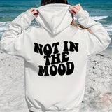 Girls' Cozy Hooded Sweatshirt - Casual Long Sleeve Pullover with Letter Print, Perfect for Fall/Winter - Machine Washable
