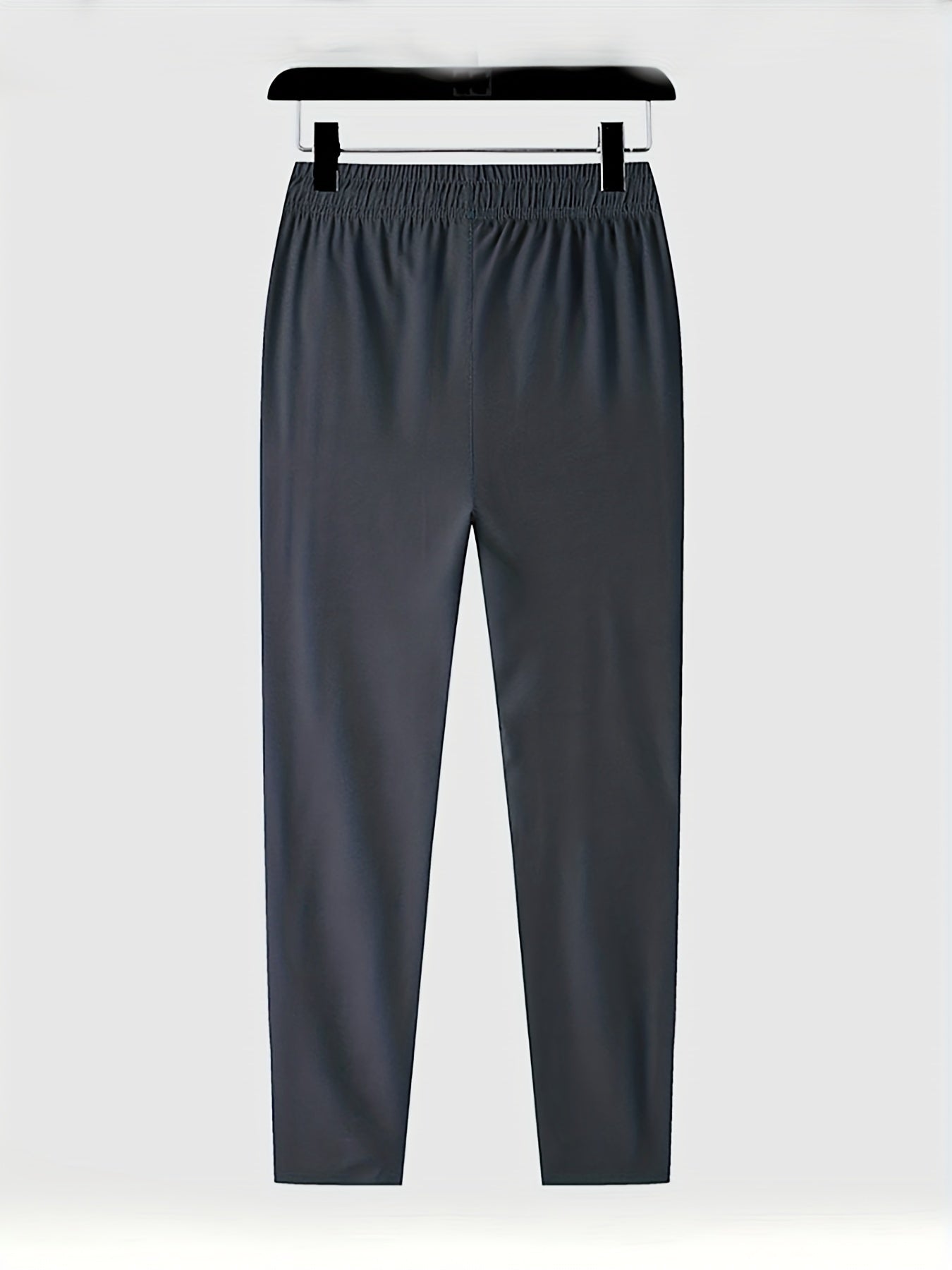 Pantalones deportivos con estampado del alfabeto para hombre, de secado rápido y con cordón, ideales para gimnasio, fitness y verano o otoño.