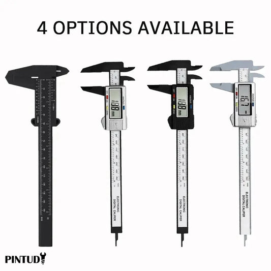 1PC Plástico Vernier Caliper Display Digital Caliper Mini Text Play Caliper Estudante Vernier Régua 0 a 150mm Ferramenta De Medição