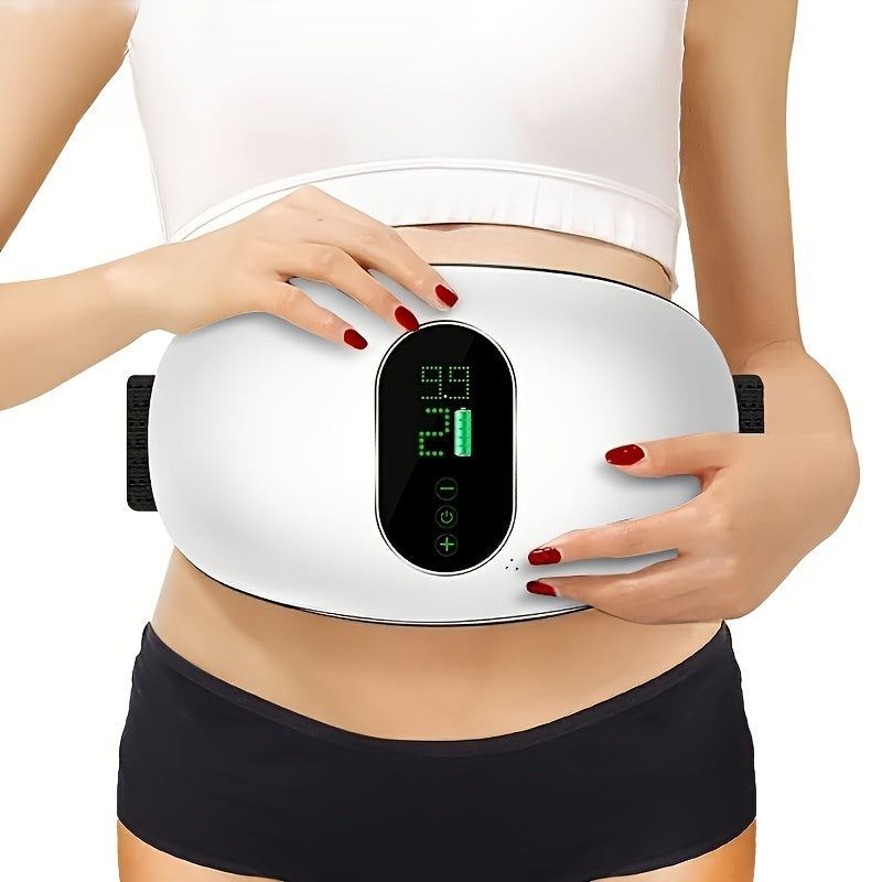 Cinturón de masaje multifuncional, equipo de fitness de cuerpo completo recargable por USB, fabricado con plástico sin fragancia, con una batería de litio de 250 mAh, diseñado para hacer ejercicio y masajes.