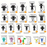 680pcs Car Bumper Clip Set, 725pcs Automotive Tool Kit, PP Material, Car Accessories, Fender Clips, Push Fastener, Rivet Clips, Car Repair Tools, for Vehicle Assembly, Durable Car Exterior Accessories