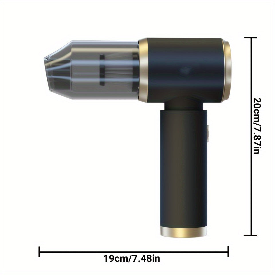 2-in-1 Wireless Car Vacuum Cleaner: 4000mAh Battery, 35dB Noise Level, 0-200W Power, ≥0.4L Dust Cup Capacity