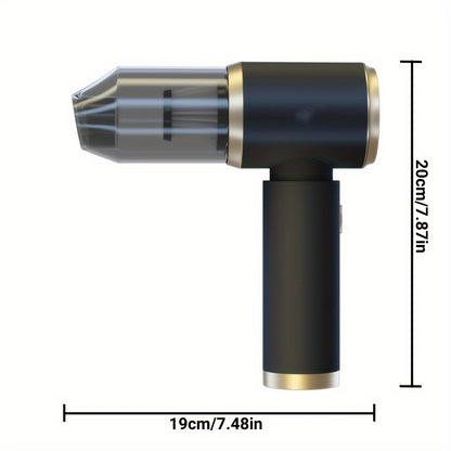 2-in-1 Wireless Car Vacuum Cleaner: 4000mAh Battery, 35dB Noise Level, 0-200W Power, ≥0.4L Dust Cup Capacity