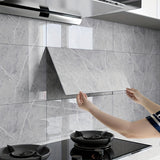 Paquete de 16 pegatinas de vinilo para pared con diseño de mármol contemporáneo, autoadhesivas y brillantes, resistentes al agua y al aceite, ideales para decorar salas de estar, dormitorios, cocinas, baños y salones.