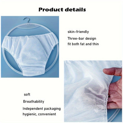 30pcs/Set Disposable Briefs, Bikini Panties, One Time Use Underwear For Travel, Spa, Waxing, Bath Sauna