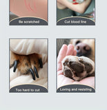 Rechargeable Pet Nail Grinder with LED Light - USB Powered, Lithium Battery, Ideal for Dogs & Cats