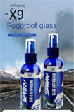 Long-Lasting Anti-Fog Spray For Car Glass And Helmets, Easy Windshield And Interior Window Defogger, Clear Visibility Anti-Fogging Spray For Mirrors, Glasses, And Reflective Surfaces