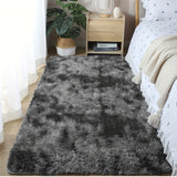 1pc, Soft Plush Area Rugs, Non-slip Fuzzy Shag Plush Soft Shaggy Bedside Rug, Tie-Dyed Living Room Carpet For Dorm Home Decor, Pet Friendly Bedroom Living Room Rug, Home Decor, Room Decor
