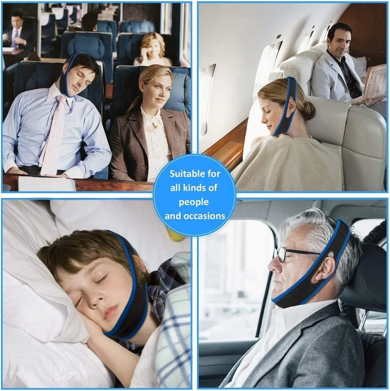 1pc Anti Snoring Chin Strap Stop Snoring Belt Sleep Apnea Chin Support Straps for Women Men Health Care Sleep Aid Tools 
