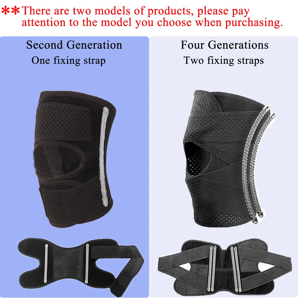 1pc Sports Knee Pad Men Women Pressurized Elastic Knee Pads Knee Support Joint Protector Fitness Volleyball Brace Protector 