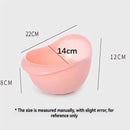 1pc-Plastic Drain Basket Strainer, Rice Bowl, Drain Basket, Fruit Bowl, Laundry Basket, Handle, Home Kitchen Organizer 