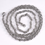1pc Width 1.5mm-6mm Stainless Steel Cross O Chain Necklace For Women DIY Jewelry Thin Bracelet Necklace 