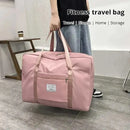 1pc Pink/Blue/Grey Travel Large Capacity Storage Bag Zipper Portable Sports Bag Versatile Gym Bag Small, Medium and Large