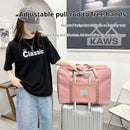 1pc Pink/Blue/Grey Travel Large Capacity Storage Bag Zipper Portable Sports Bag Versatile Gym Bag Small, Medium and Large