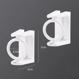 2/4pcs Auto-adesivo Cortina Rod Titular 360 Graus Rotatable Cortina Pólo Varas Suportes De Parede Para Casa Do Banheiro e Hotel