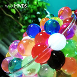 200 unidades/bolsa de 2,5-3 mm de perlas de hidrogel de agua y cristal Orbiz, bolas de cultivo de polímero para flores, decoración del hogar y bodas. 