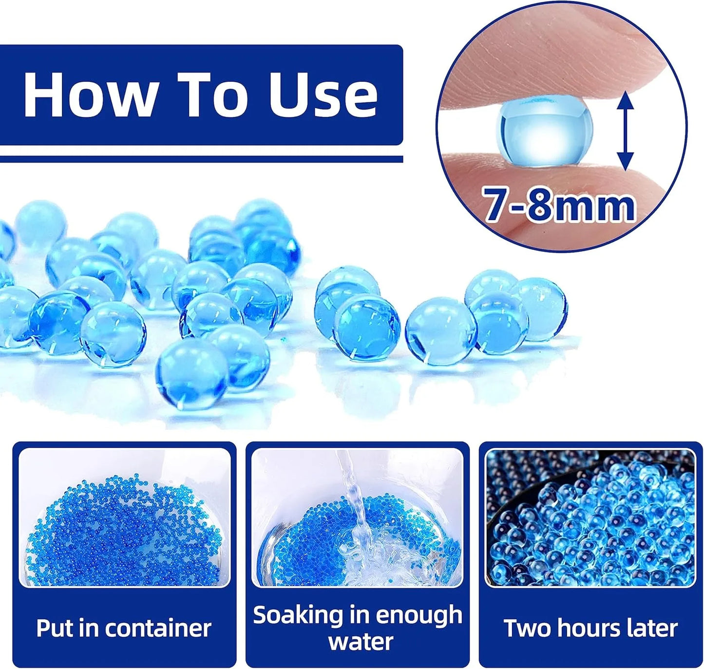 20000pcs Transparent Grow Home &amp; Garden Crystal Soil Water Beads Decor Balls Wedding Decoration Gel Pearls Hydrogel Orgiz Seedlings 