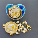 2024 Shiny Baby Pacifier Clamp Miniso Lion King BPA-Free Dummy Unique Designed Baby Shower Gift Pacifiers for Babies 0-18 Months 