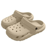 Sandalias de verano 2024 con agujeros, informales, de suela suave, para mujer, para exteriores, playa, jardín 