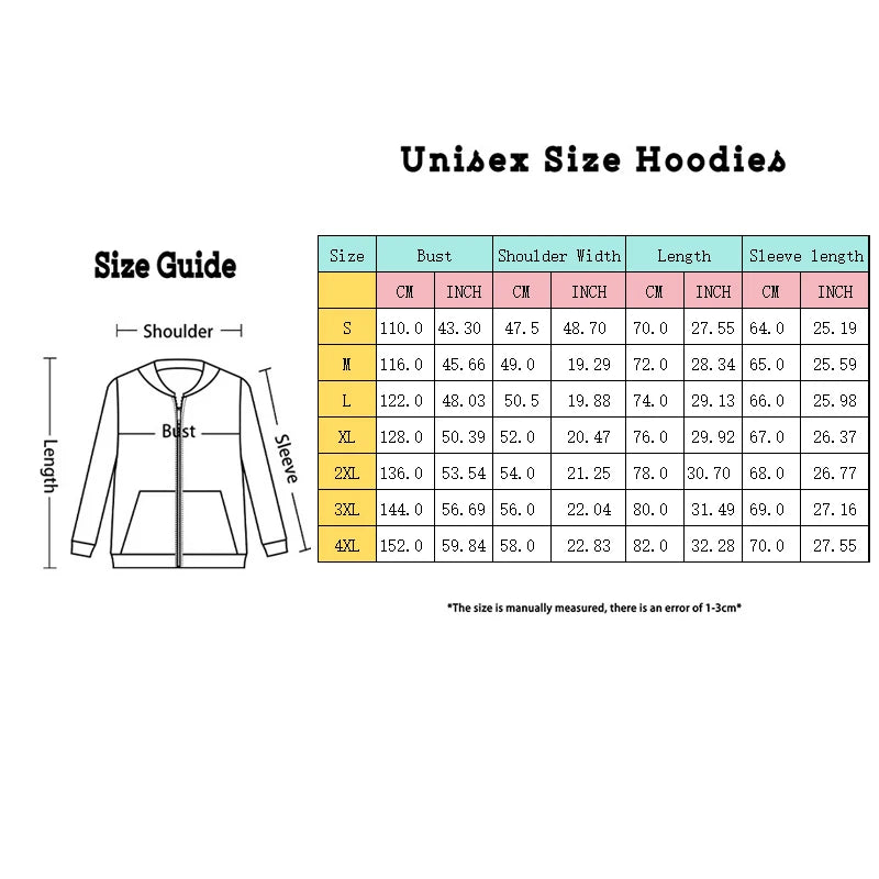 2025 Autumn Men Women 3D Visceral Bone Print Jacket Casual Streetwear Unisex Male Hooded Sweatshirt Plus Size 