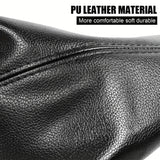 Universal Car Shift Knob Dust Cover Black PU Leather Manual/Auto Shifter Shift Boots Cover