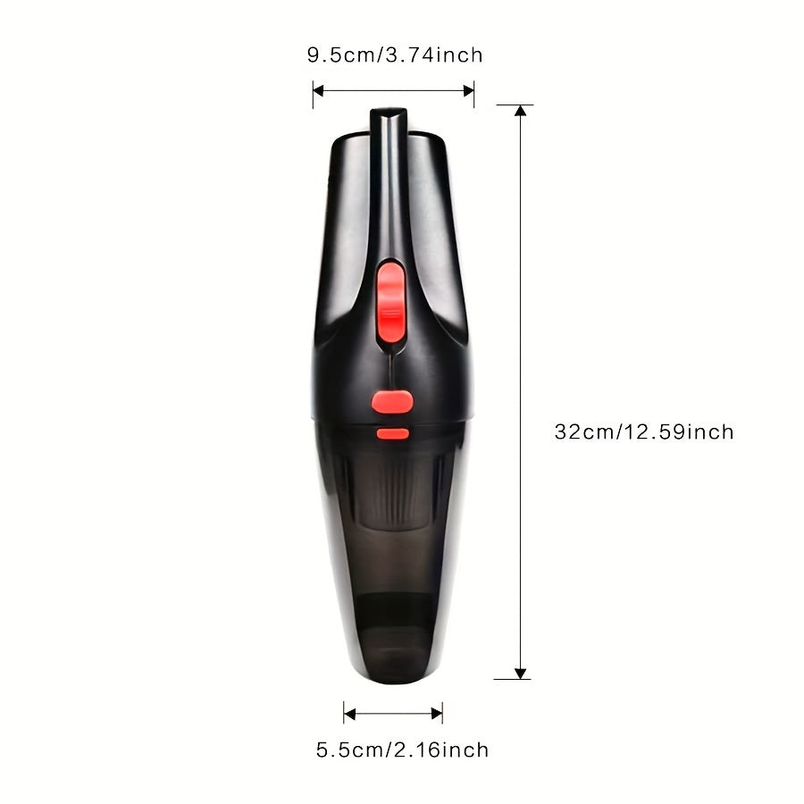 Aspiradora de coche inalámbrica de mano de alta potencia y doble uso para el hogar, miniaspiradora de coche inalámbrica con carga USB