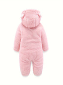 Abrigos de invierno unisex para bebés, mono con capucha para recién nacidos, monos de nieve, aptos para uso en interiores y exteriores.