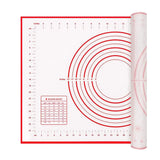 Tapete de silicona para repostería de 20 x 16 pulgadas para amasar masa gruesa, antiadherente, para hornear fondant y horno. 